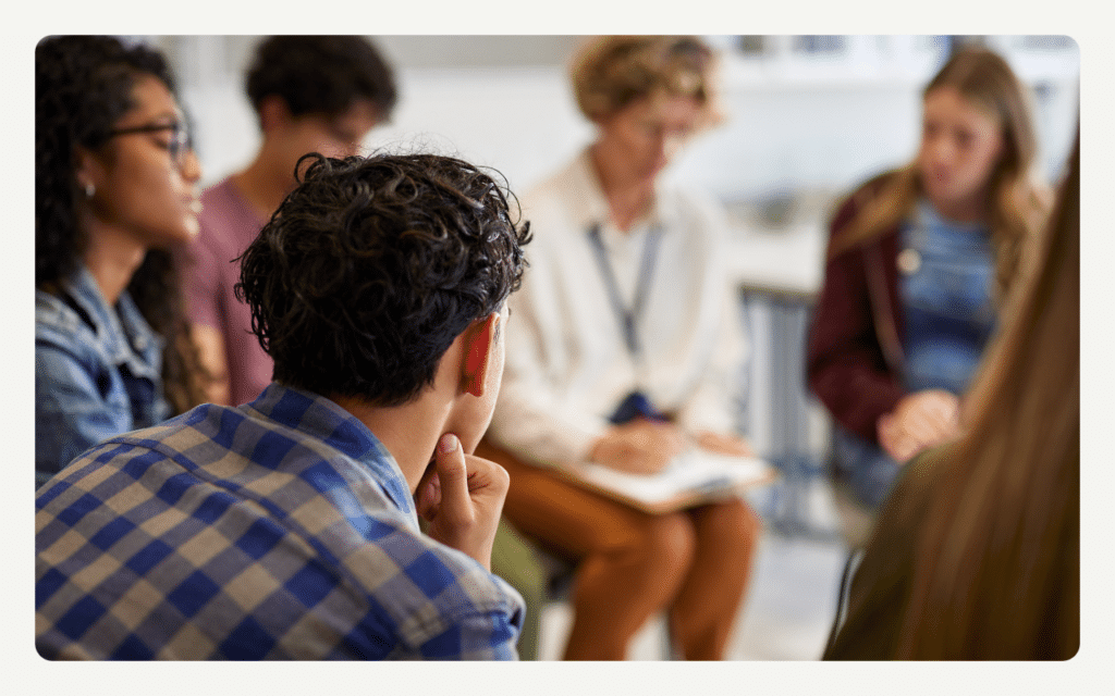 persone in gruppo a scuola di coaching Roma